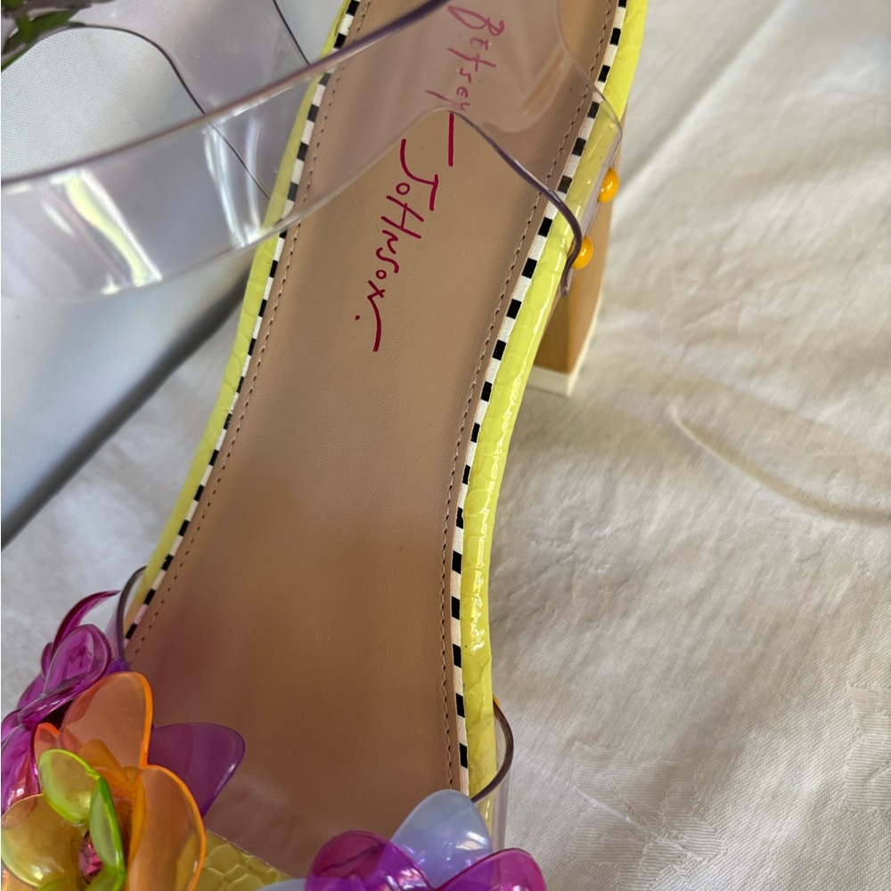 Betsey Johnson Floryn Open Toe Sandals Size 10 – Worn Once - near new - Picture 10 of 15
